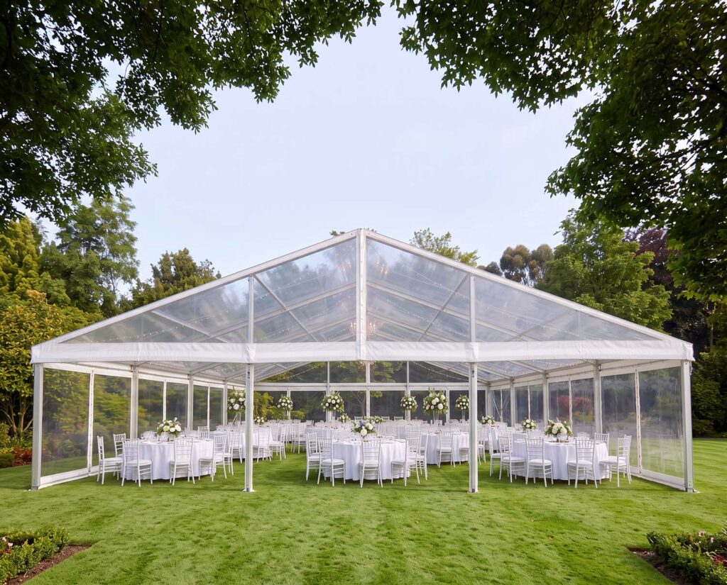Clear Structured Marquee