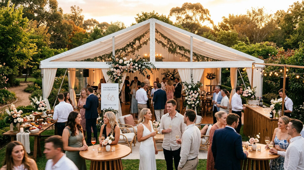 Engagement Party Marquee Pop Up