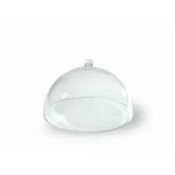 Cake Stand Chrome with Dome Cover