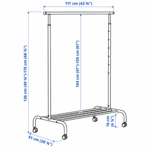 Portable Clothes Rack - Image 2