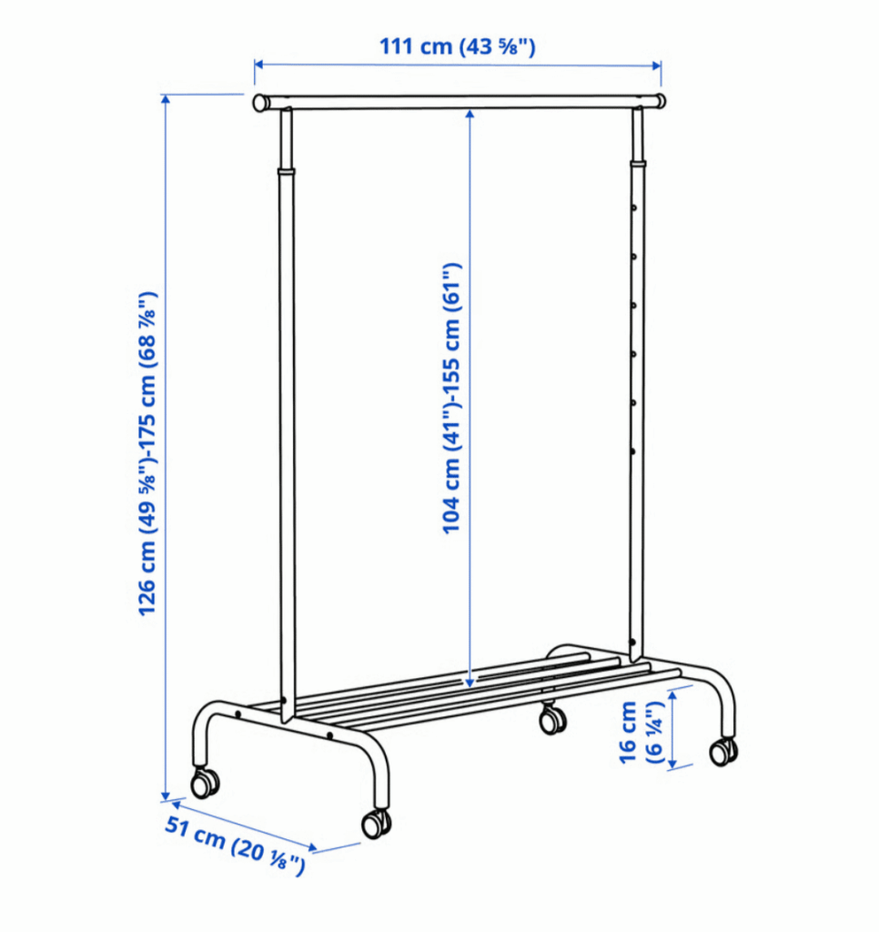 Portable Clothes Rack