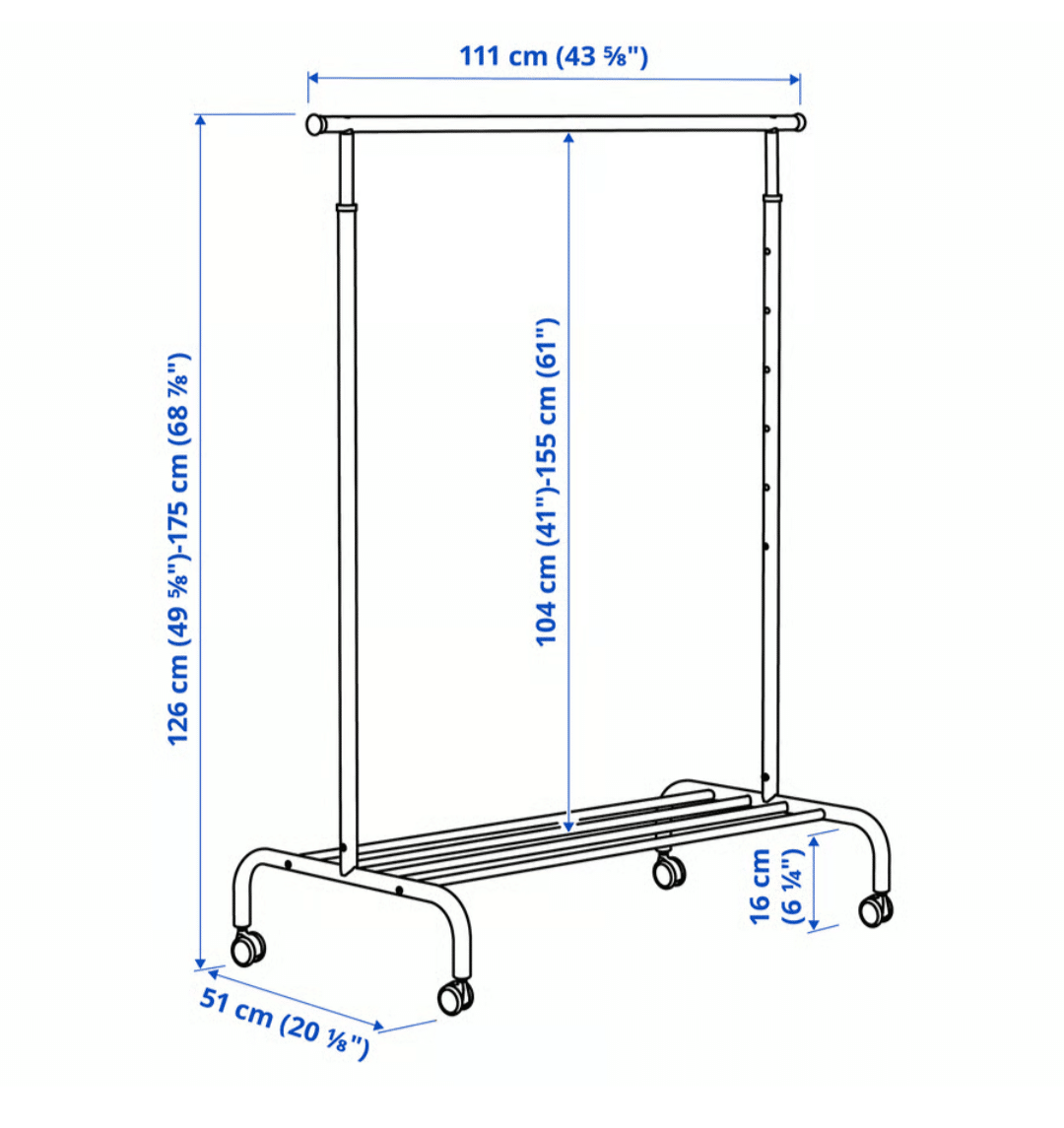 Portable Clothes Rack - Image 2