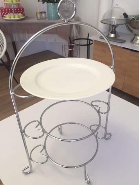 3 Tier Chrome Cake Stand
