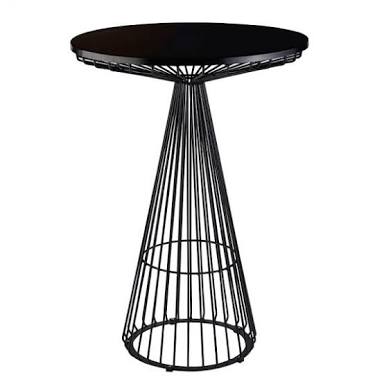 Wire Bar Table - Black