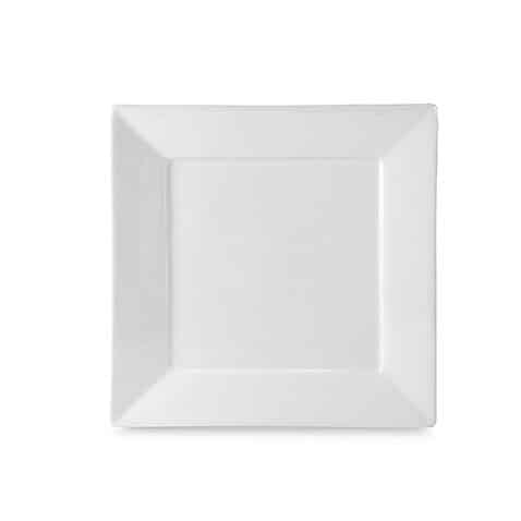 Entrée Plate Square White