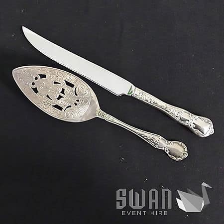 Vintage Wedding Knife and Server