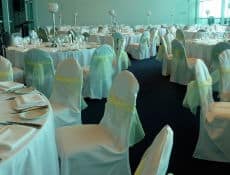 Chair Cover with Sash - Fitted- Linen