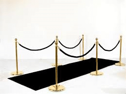 Bollards - Chrome or Gold