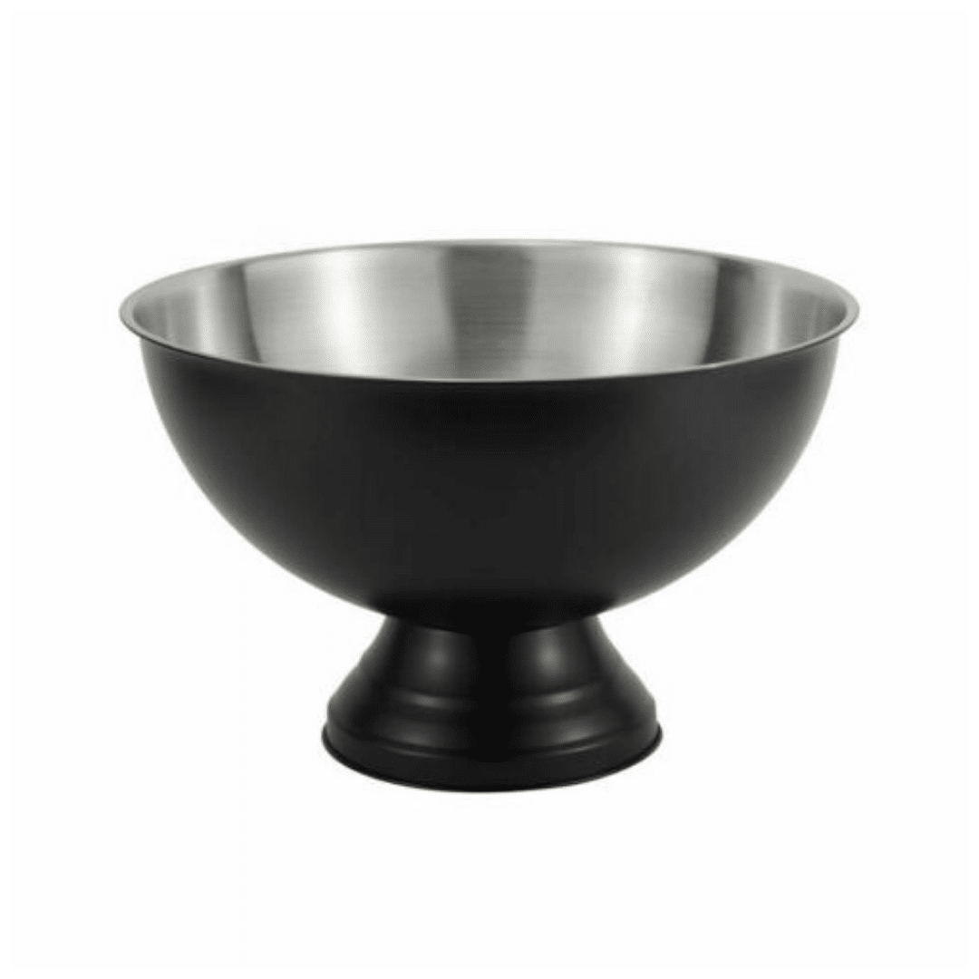 Wine Chiller or Punch Bowl - Black and Chrome - Image 1