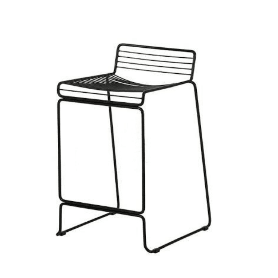 Low Back Bar Stool - Black - Image 1