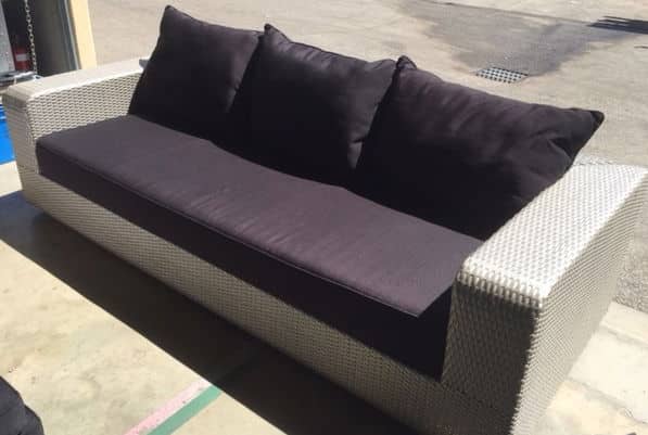 Pacifica 3 Seater Wicker Lounge