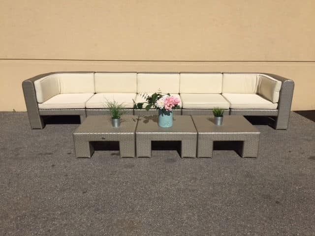 Mazara 5 Seater Modular with 2 Coffee Tables